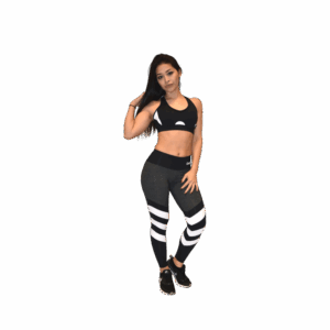 Slim fit black sports dress